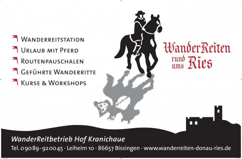 WanderReiten rund ums Ries in Bissingen / Schwaben / Bayern