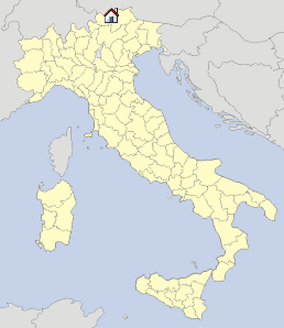 Lageskizze Trentino/Südtirol
