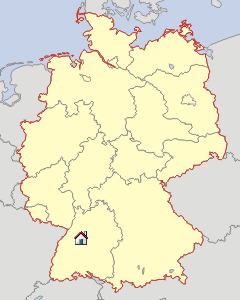 Lageskizze Baden-Württemberg