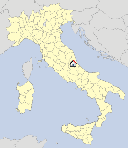 Lageskizze Abruzzen